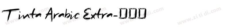 Tinta Arabic Extra字体转换